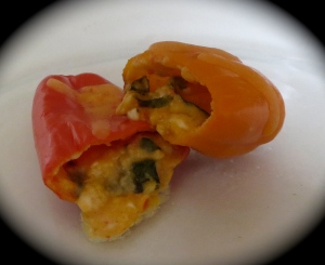 mediterranean stuffed sweet mini peppers
