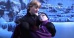 Kristoff carries Anna to safety